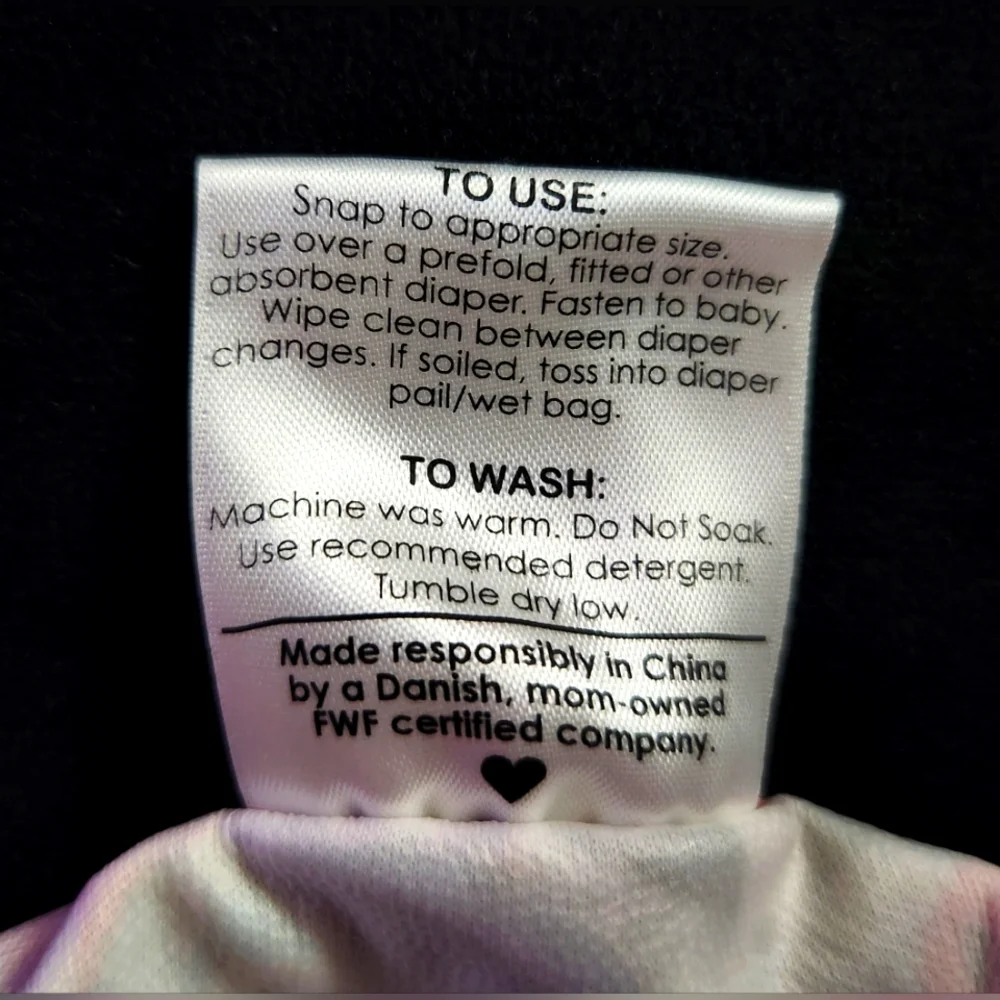 NWOT Rumparooz One Size Cloth Diaper Covers - Clyde